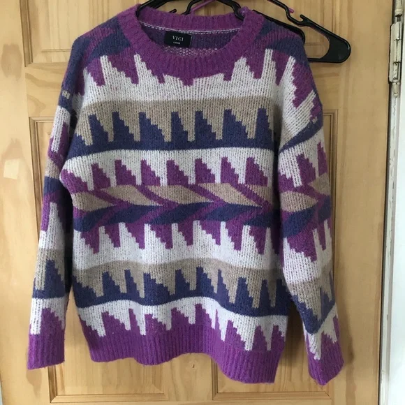 Oversized Knit Sweaters - Bundle of 2, Sz L - Picture 3 of 11